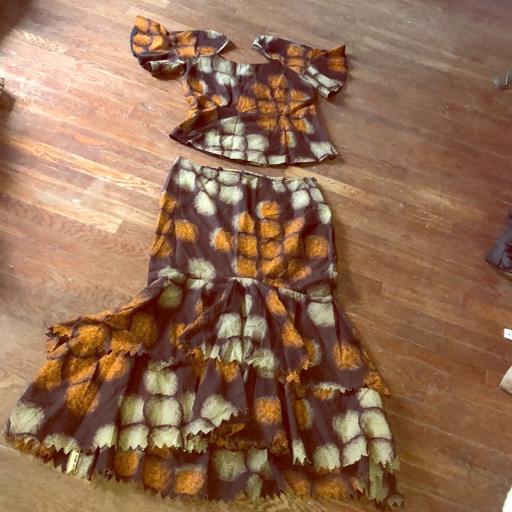 Beautiful African two piece